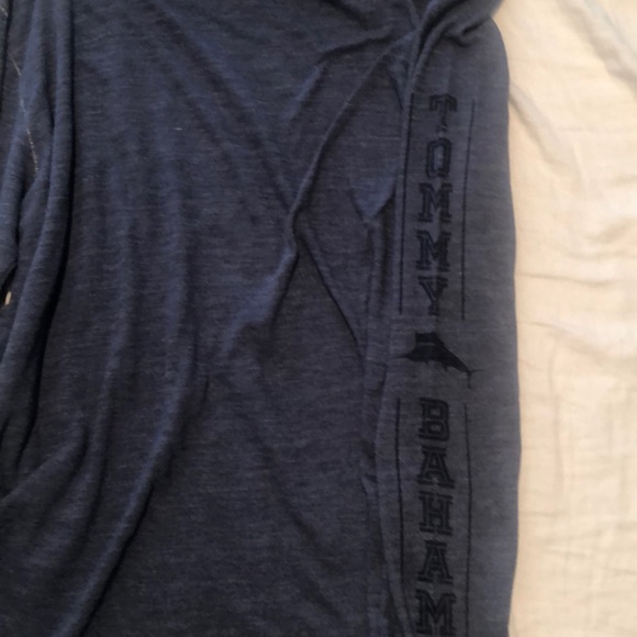 Blue Tommy Bahama Long Sleeve T Shirt - Picture 3 of 3